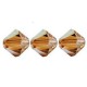 Preciosa MC Bicone 3mm beads Crystal celsian 00030/22501